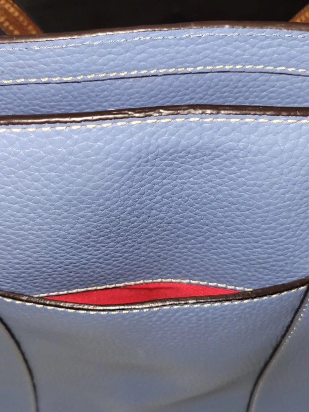 Dooney & Bourke  Small Lexington Shopper - Blue (Jeans)  [HL Item #HL10]